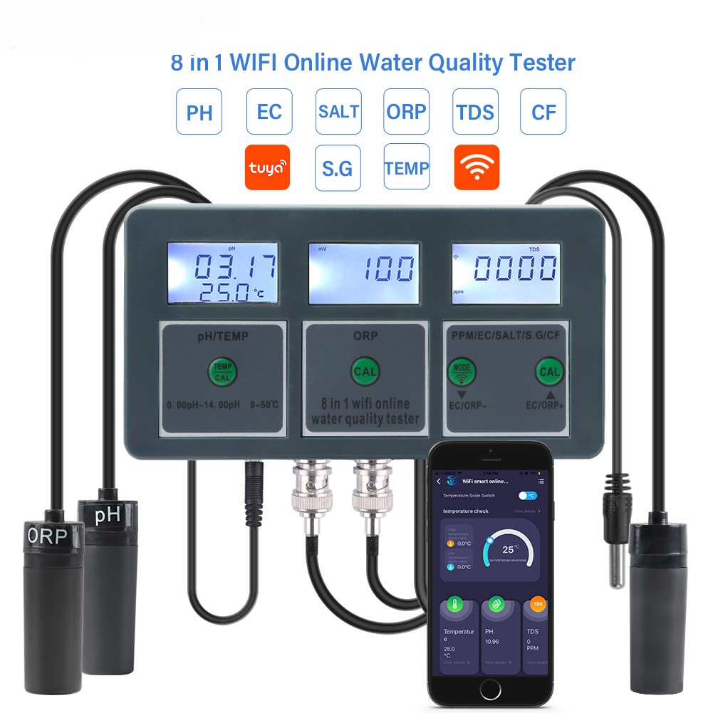 Aquarium Fish In Online - Tuya WiFi الرقمية PH ORP TDS