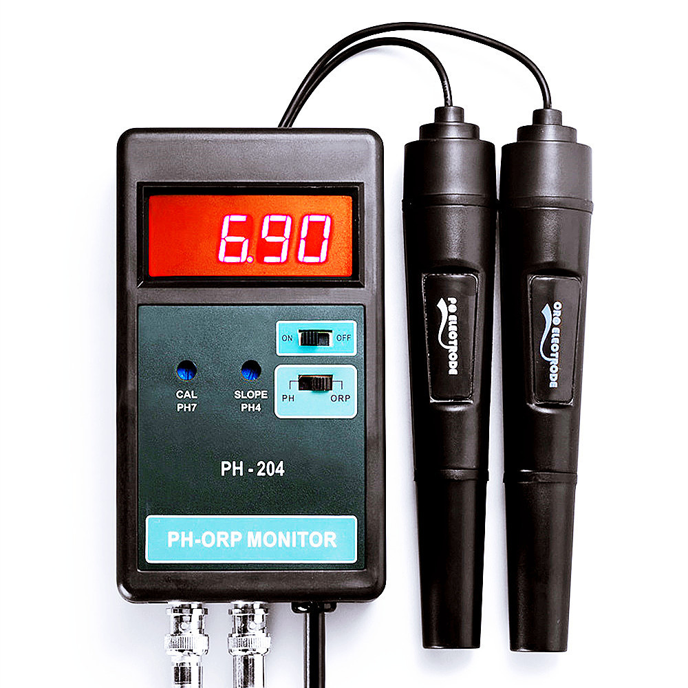 Aquarium Fish In Online - PH-204 الرقمية PH/ORP متر مع التحكم