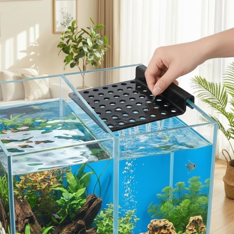 Box Fish In Aquarium - كيس فلتر حوض السمك، نظام ترشيح