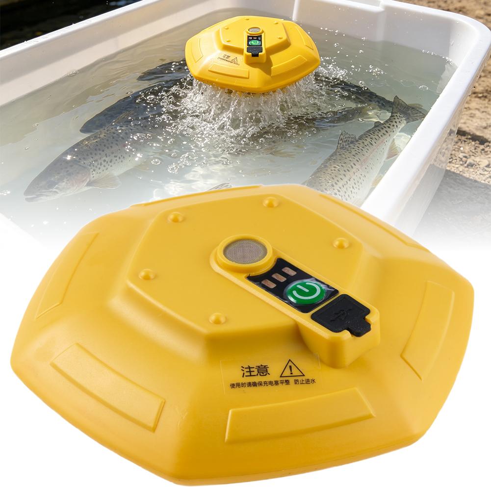 Aquarium Fish Buy - مضخة أكسجين محمولة لأحواض الأسماك، قابلة