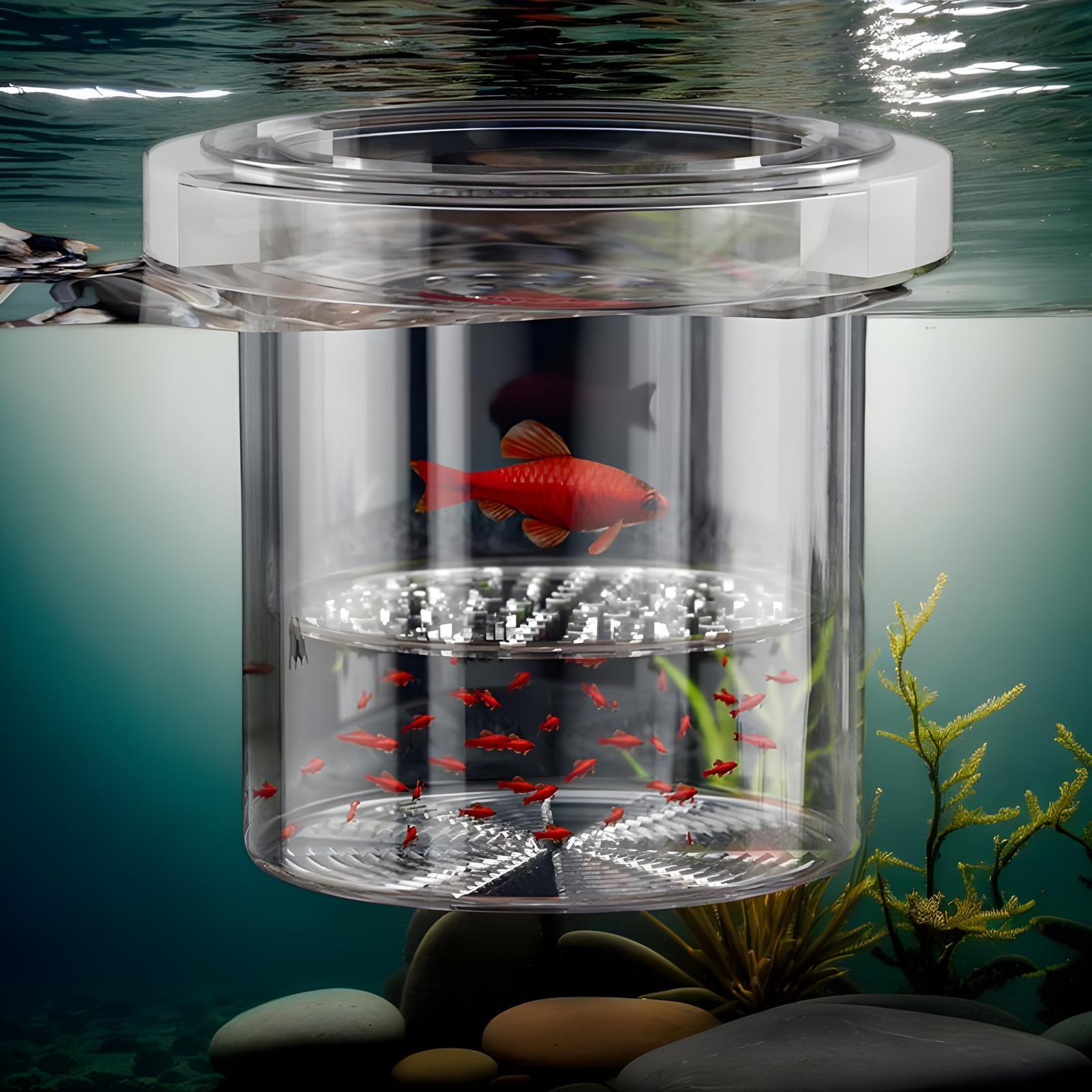 صندوق عزل لتربية الأسماك العائ - مراجعة Box Fish In Aquarium وسعره