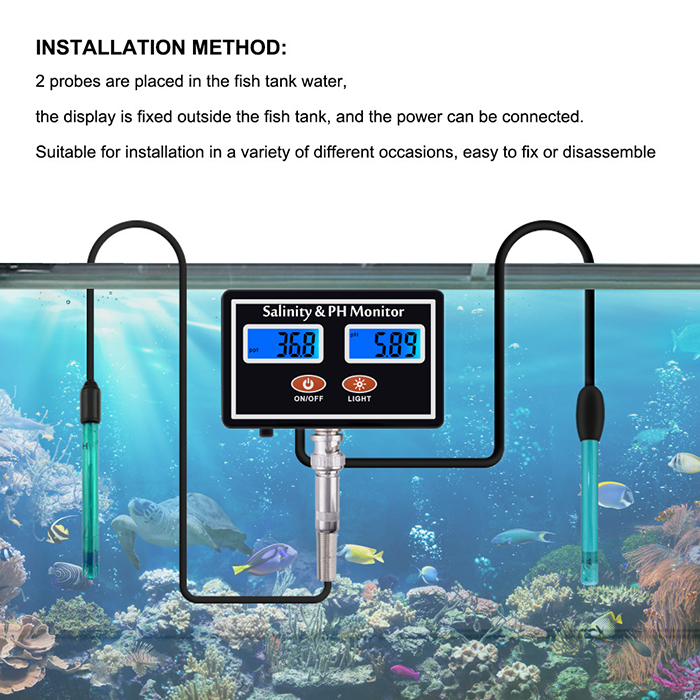 جهاز مراقبة درجة الحموضة والمل - مراجعة Aquarium Fish In Online وسعره