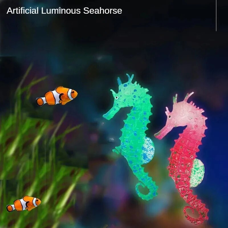 ديكورات حوض السمك Aquascape مح - مراجعة Aquarium Fish Glow In The Dark وسعره