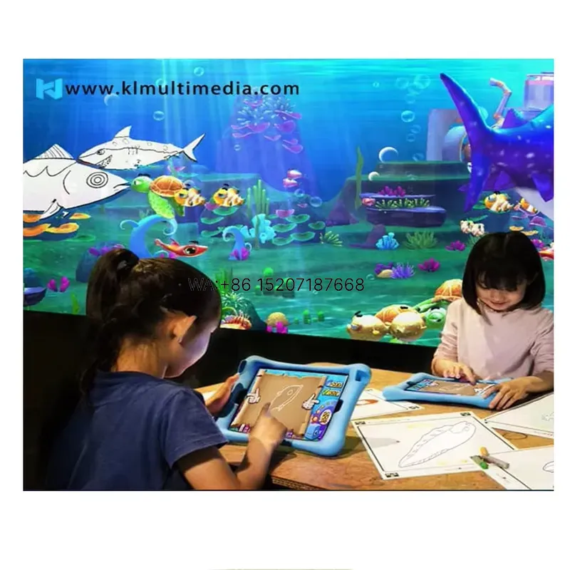 جهاز عرض الرسم التفاعلي ثلاثي  - مراجعة Aquarium Fish Drawing وسعره