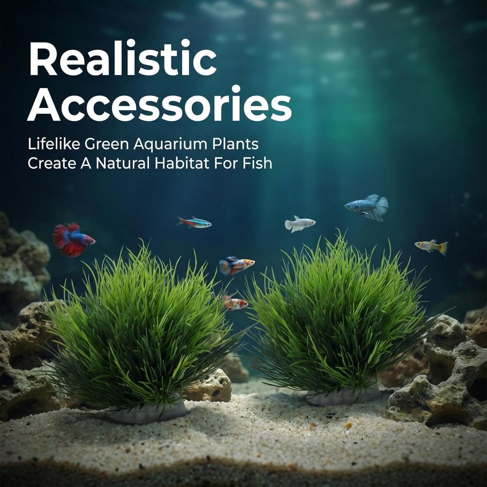 نباتات اصطناعية غير سامة لأحوا - مراجعة Aquarium Fish Low Maintenance وسعره