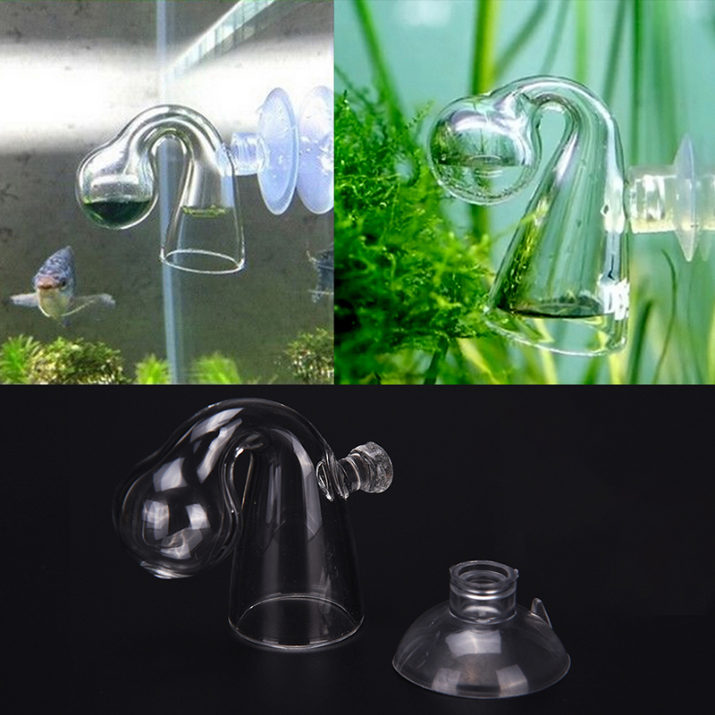 زجاج منتشر CO2 قطرة مدقق حوض ا - مراجعة Aquarium Fish Buy وسعره